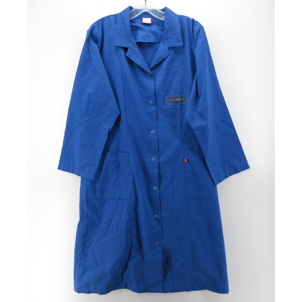 VINTAGE Adolphe Lafont Jacket 44 French Work Lab Coat Steelcase Strafor 80s